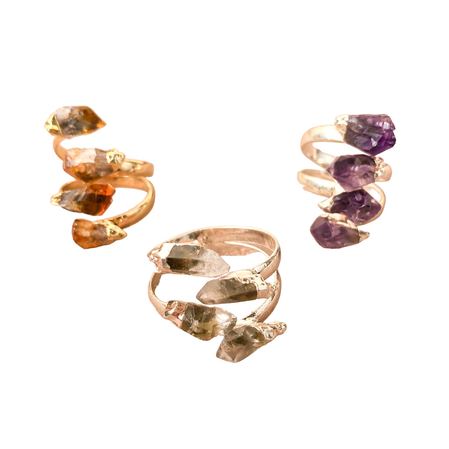 4 Rough Point Rings
