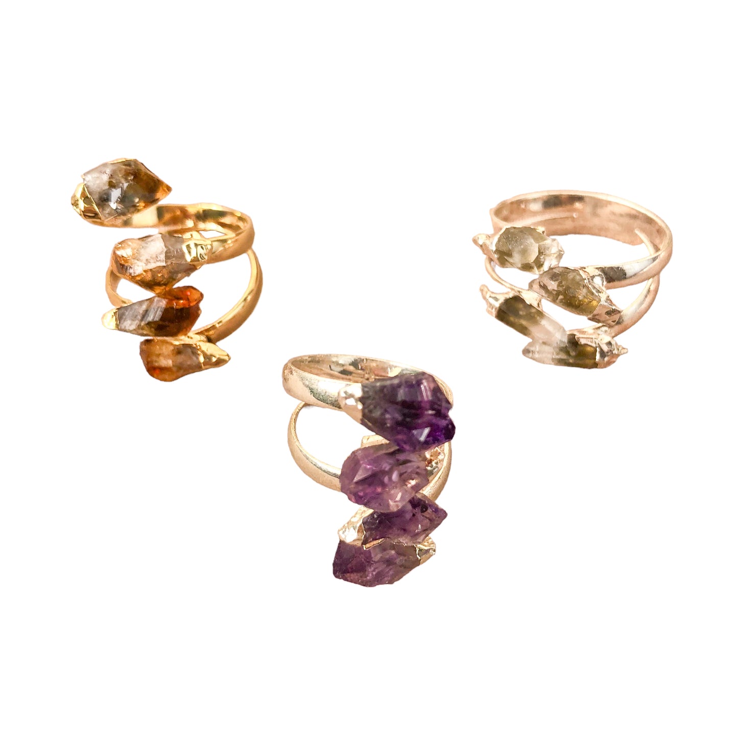 4 Rough Point Rings