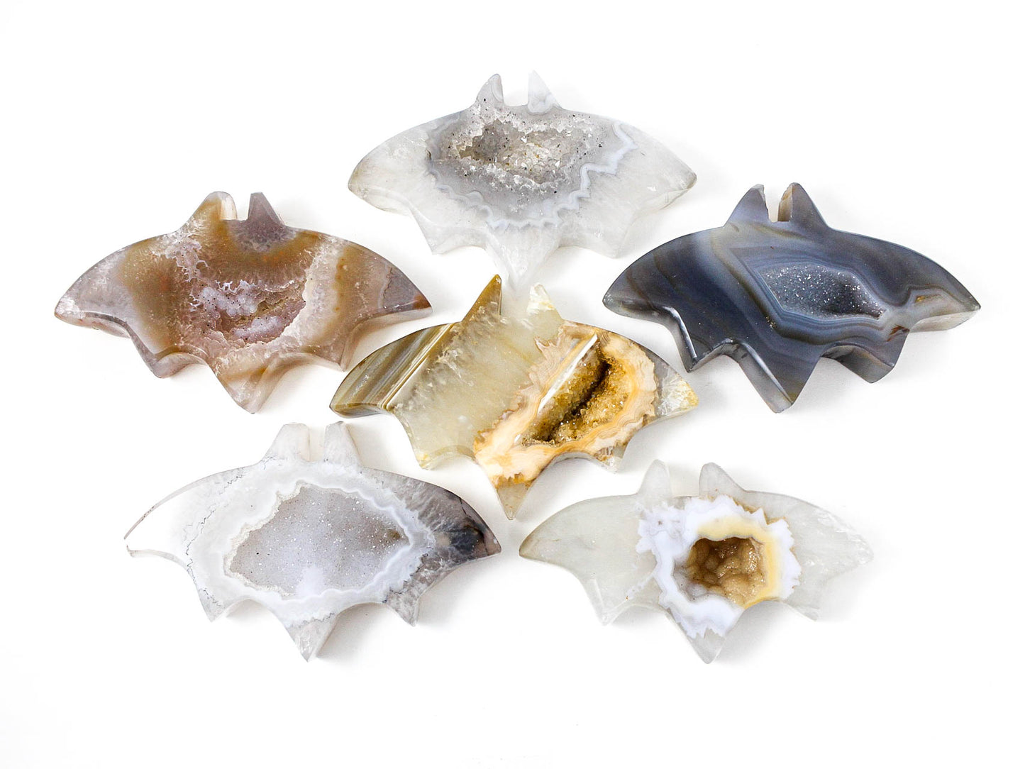 Agate Geode Druzy – Assorted Shapes – Wholesale Brazilian Crystals - Nativa Gems