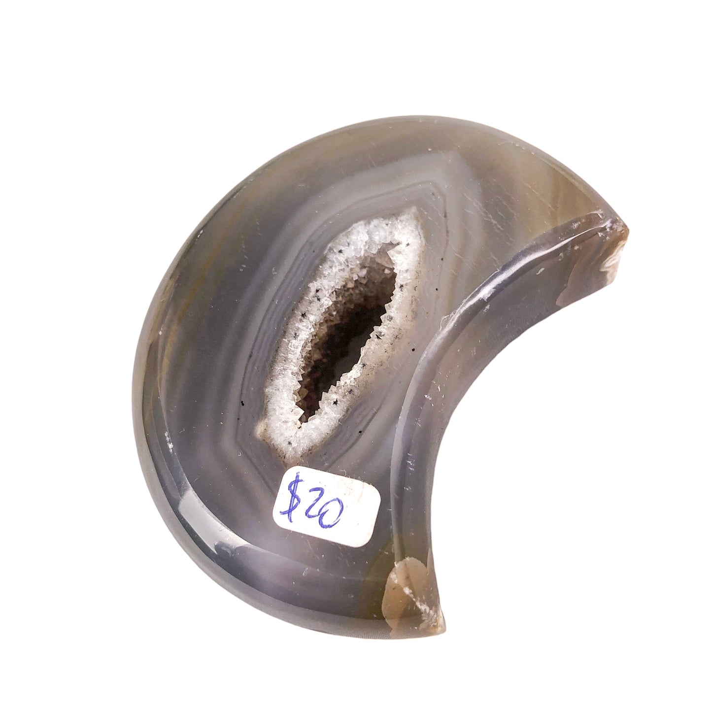 Agate Geode Moon