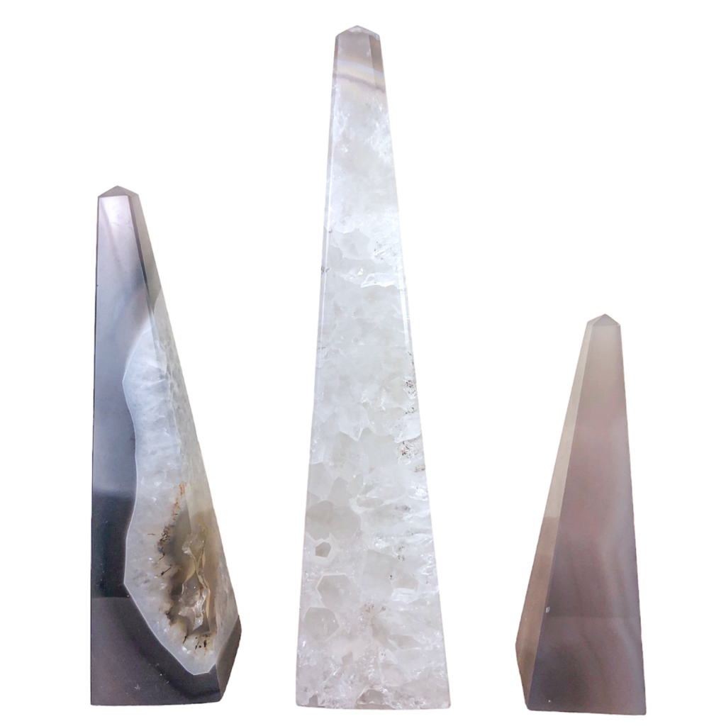 Polished Agate Obelisks - Nativa Gems