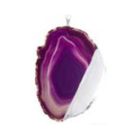 Agate Bottom Plated Pendants