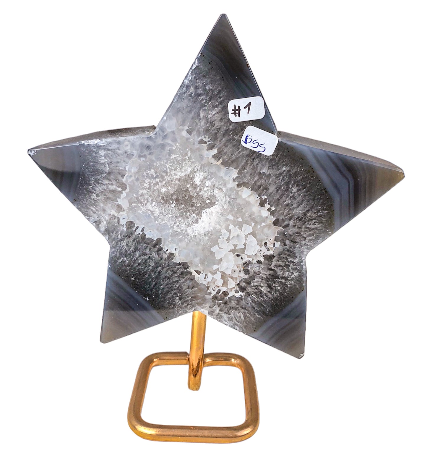 Agate Stars on Stand - Nativa Gems