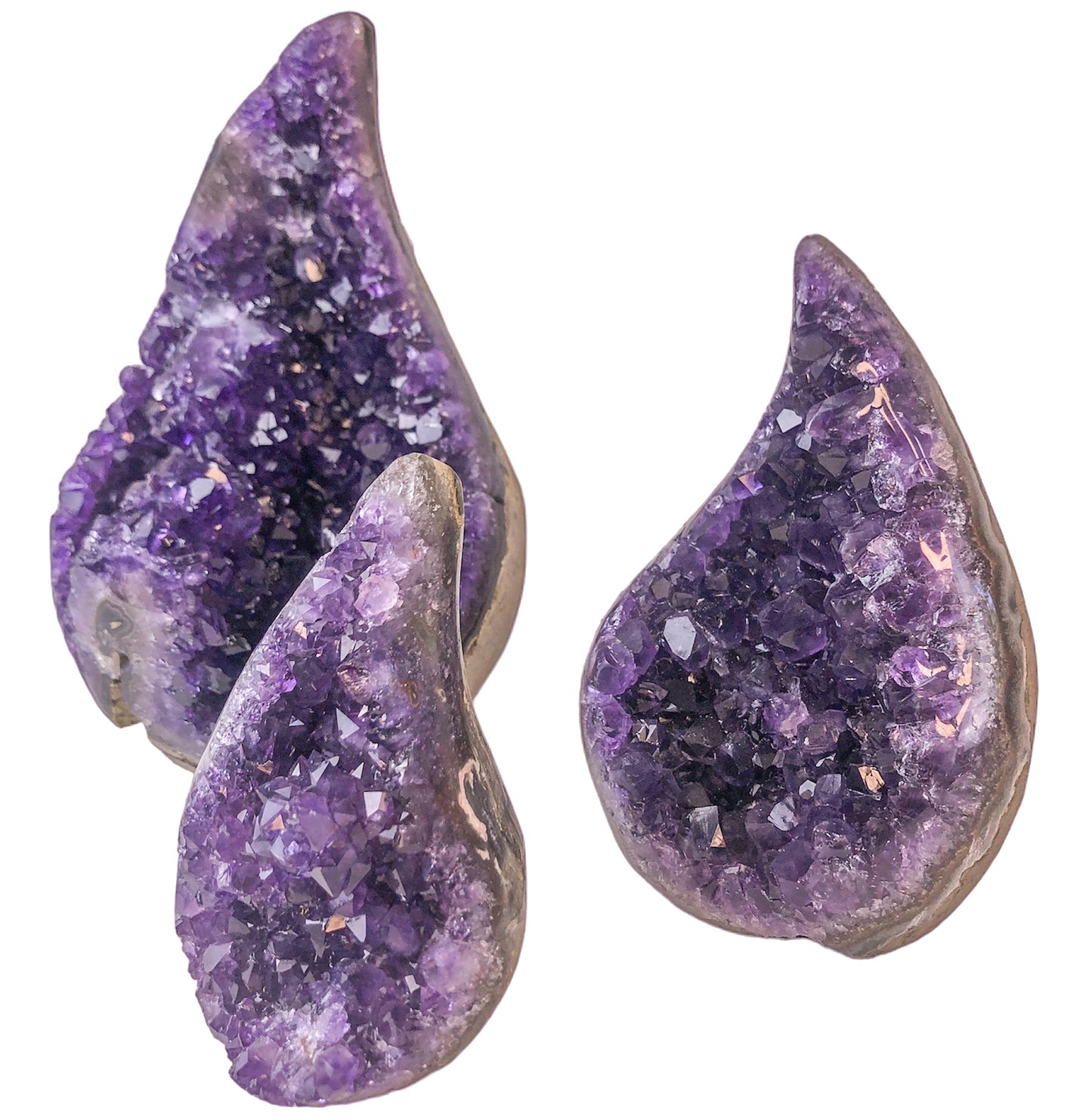 Amethyst Druzy Flames - Nativa Gems