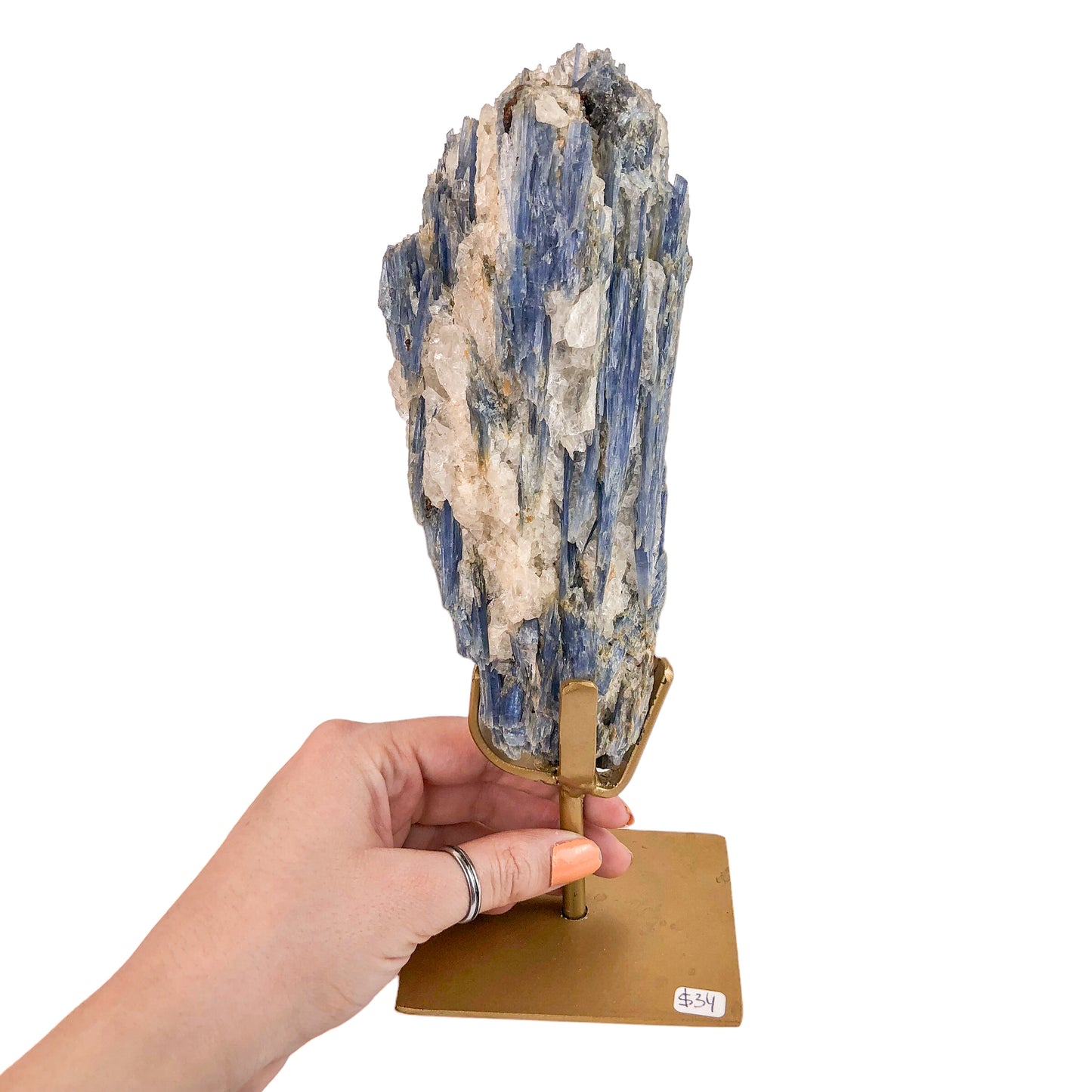 Blue Kyanite on Stand
