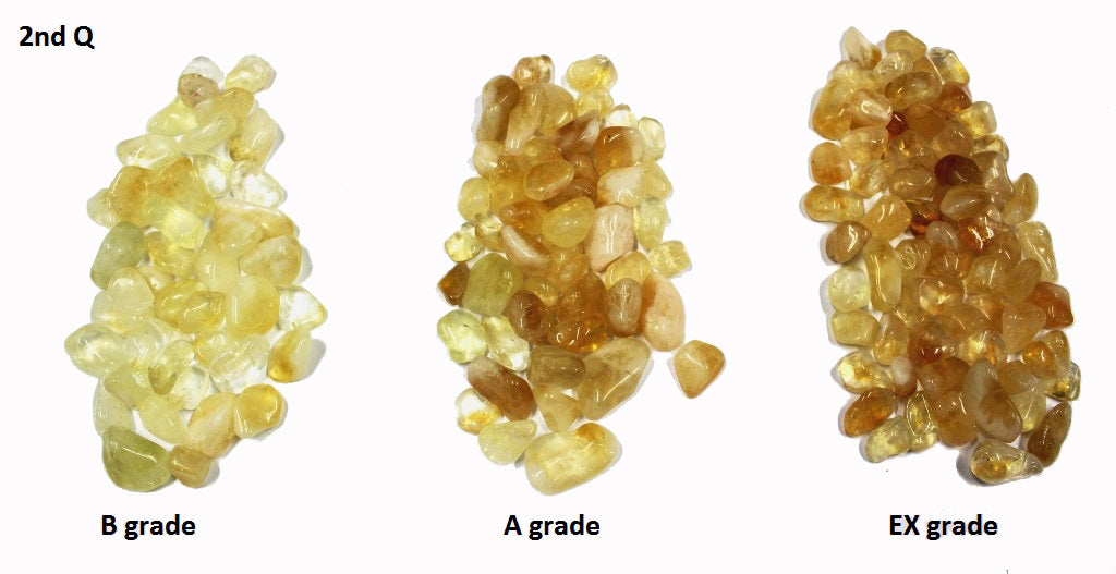 CITRINE TUMBLED STONES - STYLE Q2