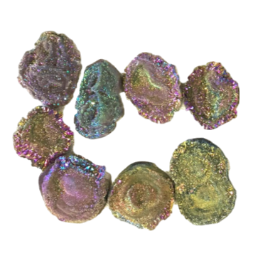 COATED CHALCEDONY DRUZY - SIZE 1