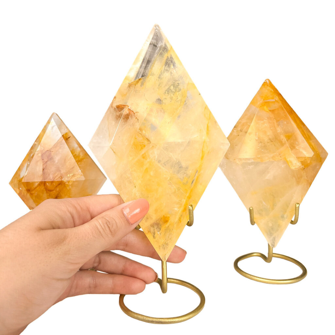 Diamond Quartz on Stand - Nativa Gems