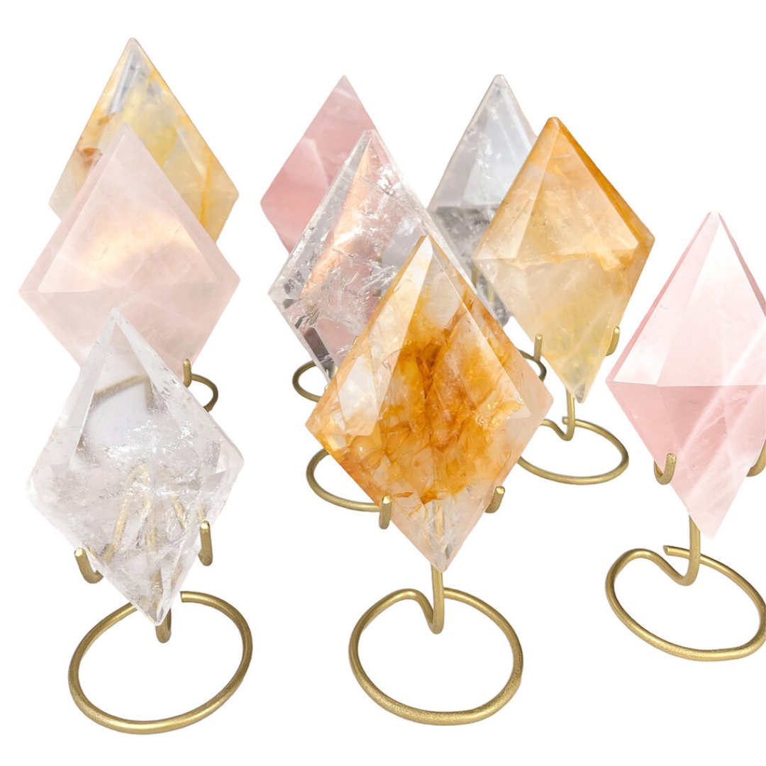 Diamond Quartz on Stand - Nativa Gems