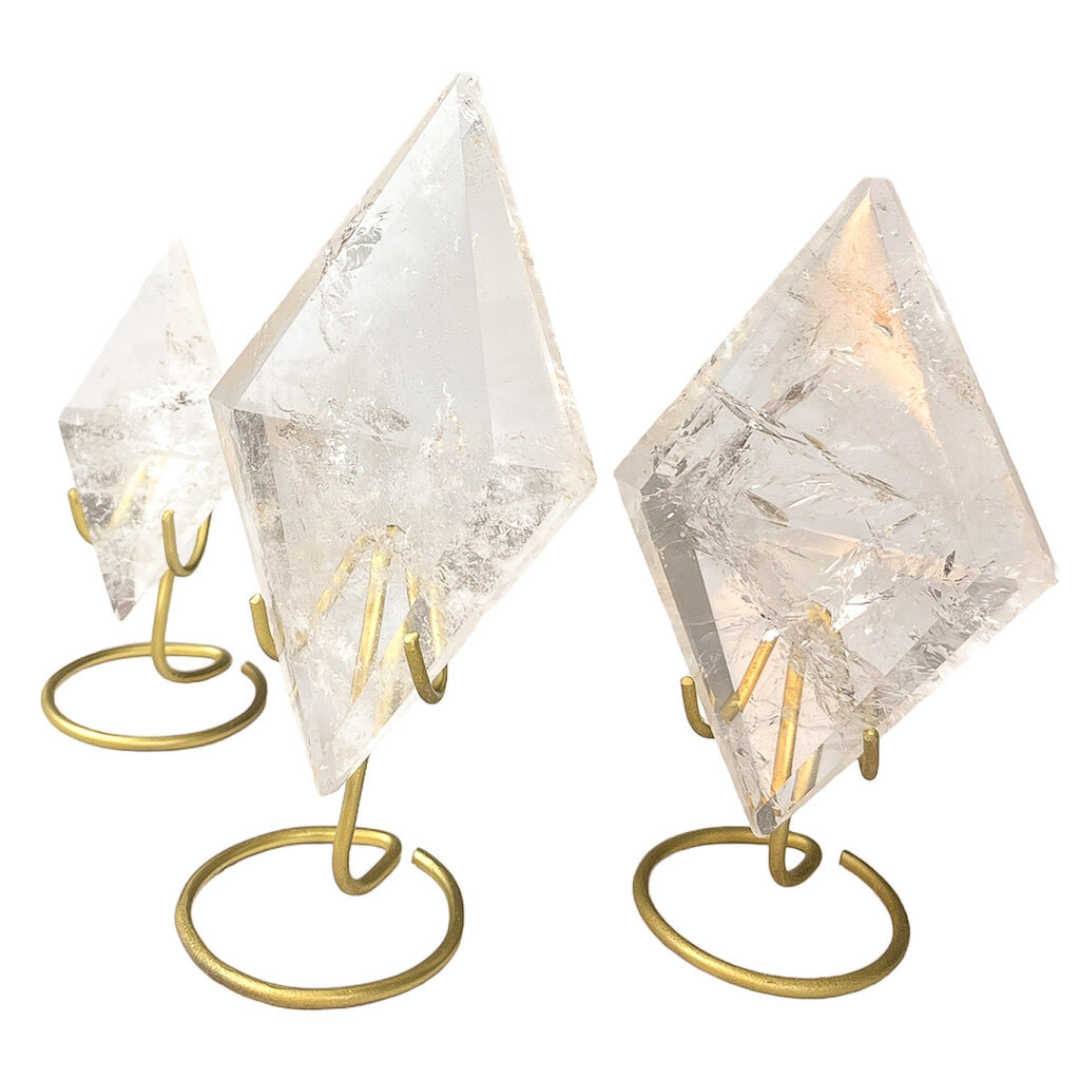 Diamond Quartz on Stand - Nativa Gems