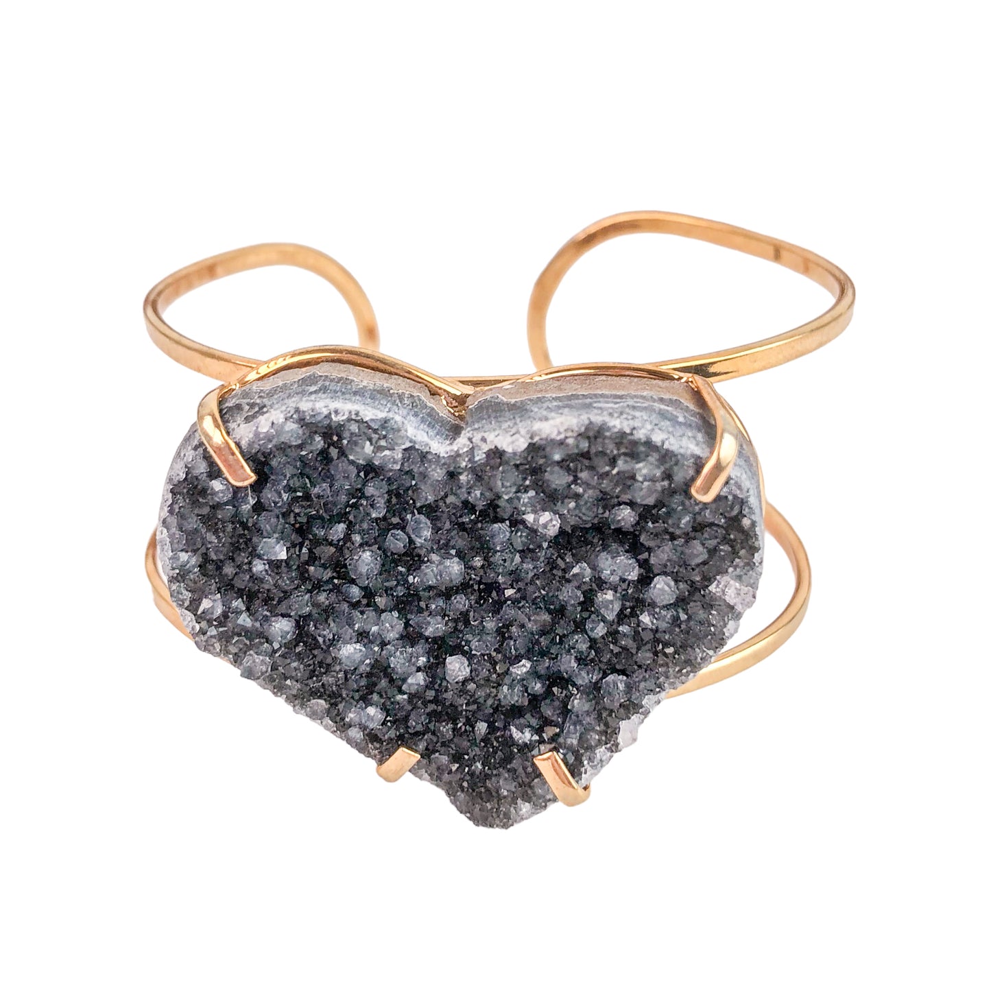 Druzy Heart Bracelets