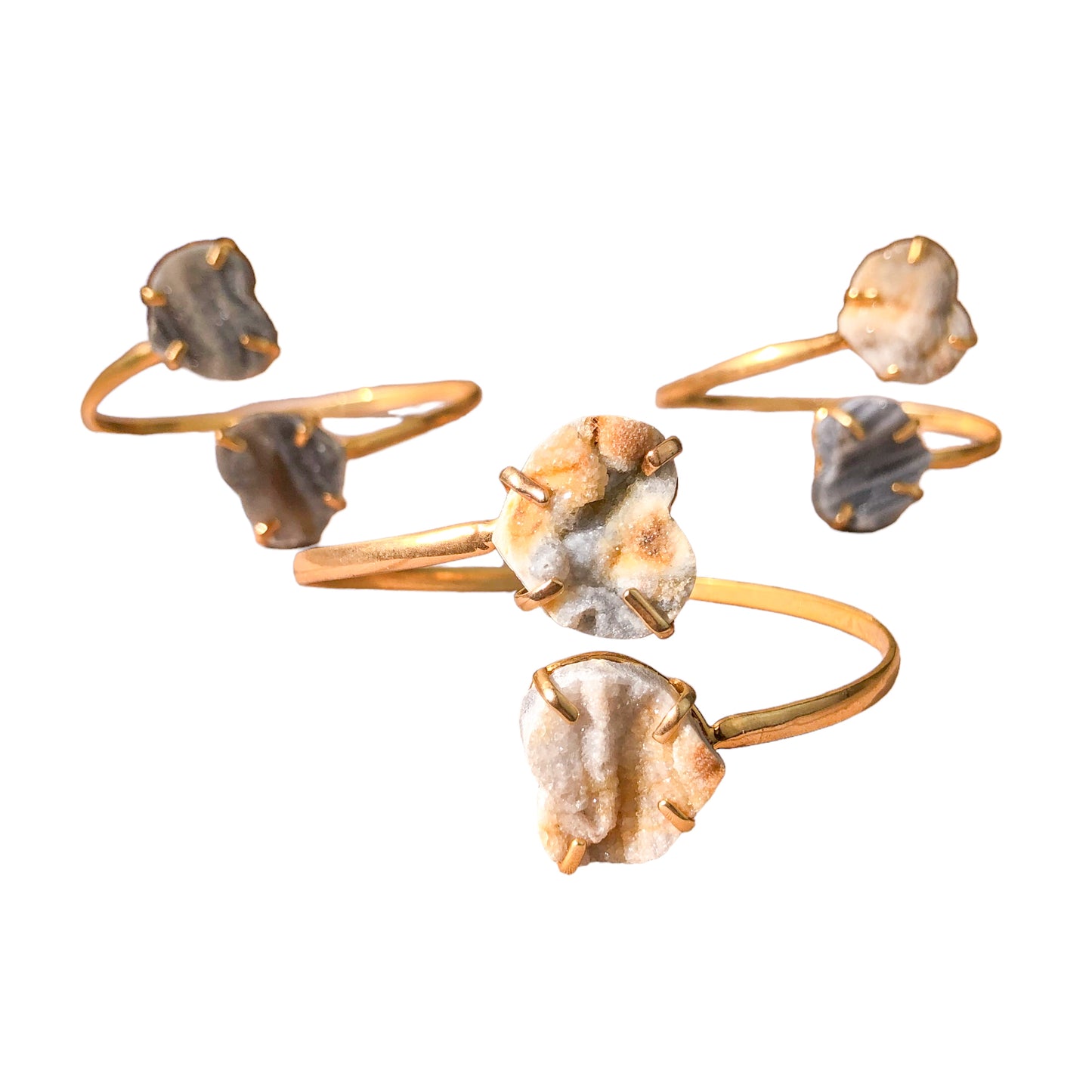 Dual Chalcedony Bracelets