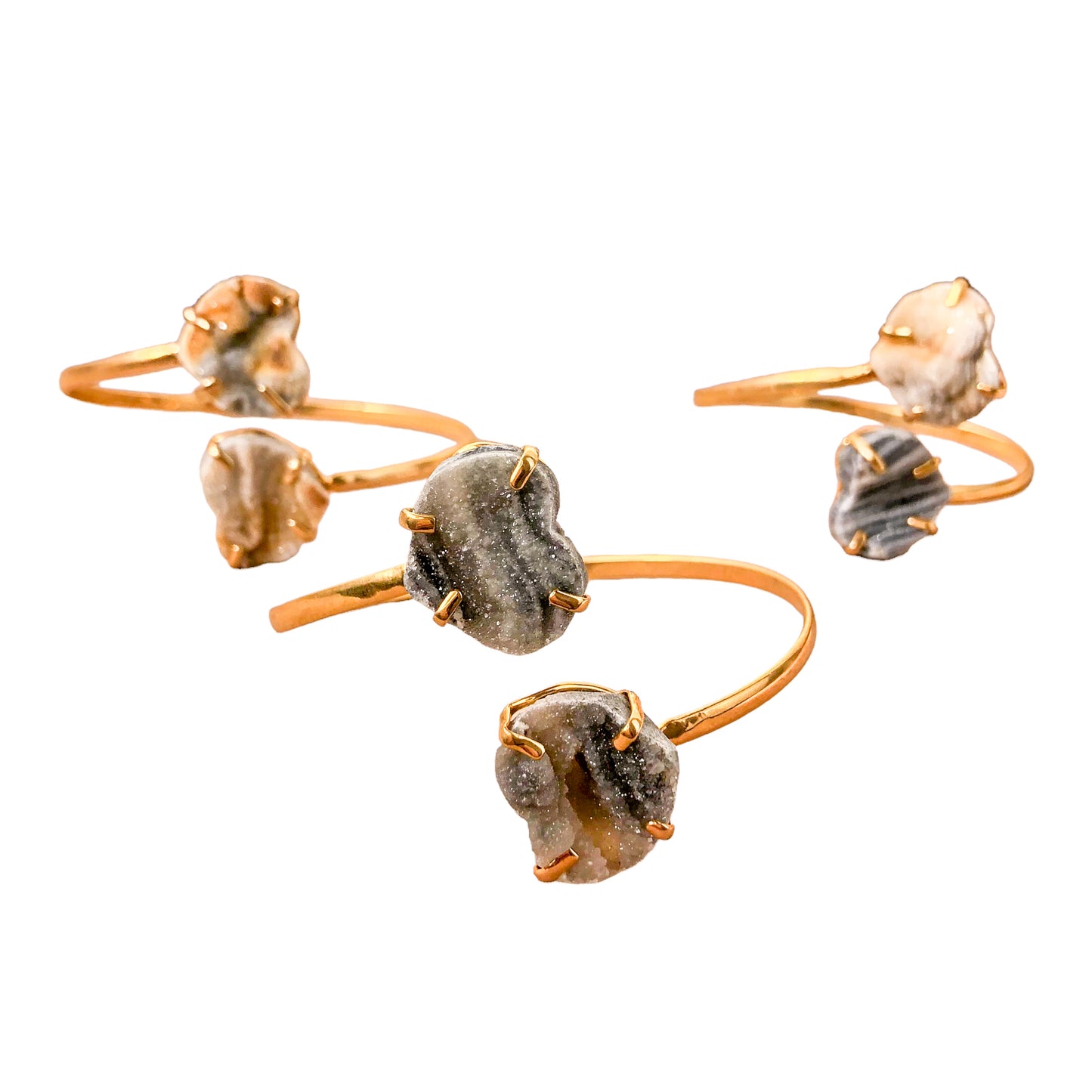 Dual Chalcedony Bracelets