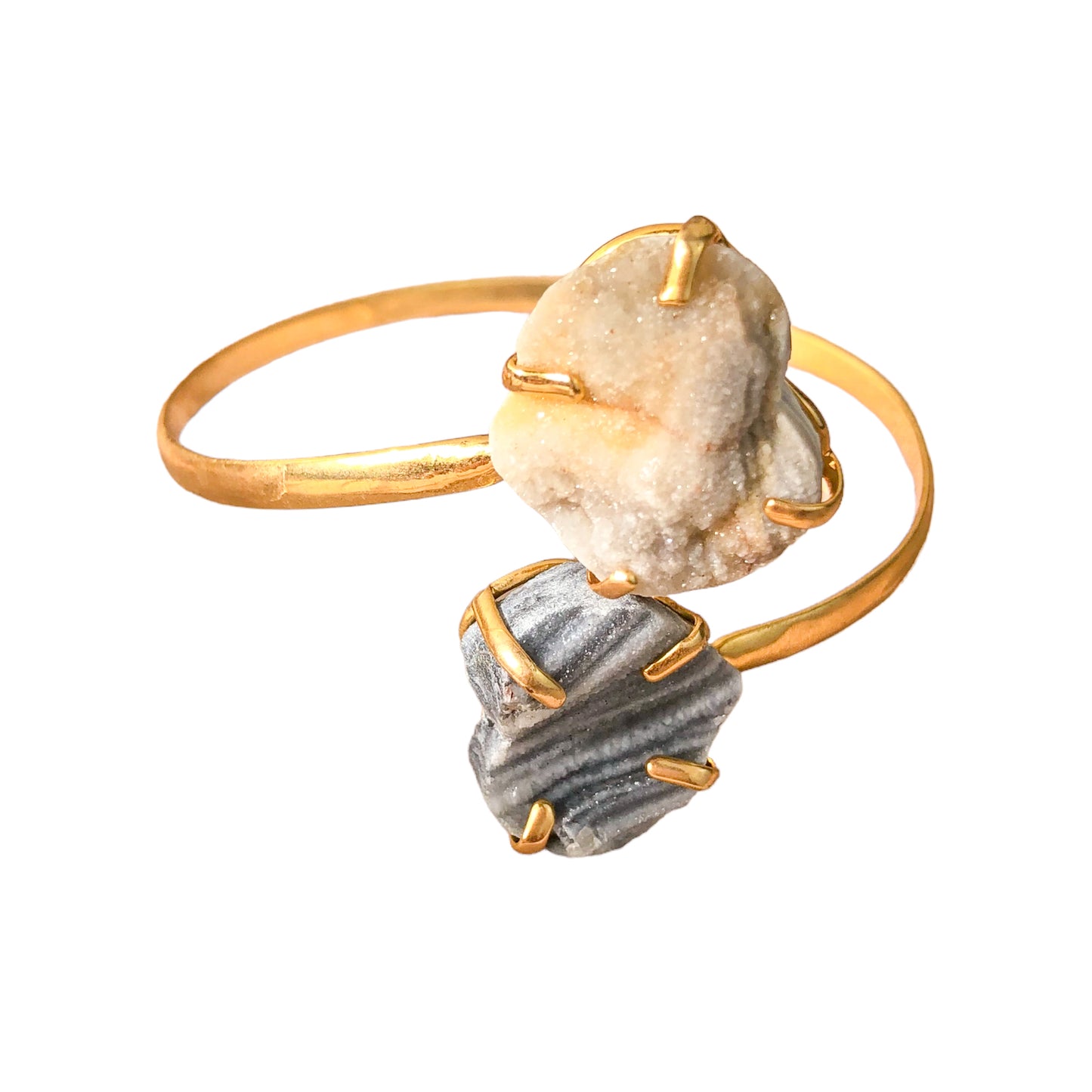 Dual Chalcedony Bracelets