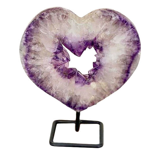 Crystal Hearts on Stands - Nativa Gems