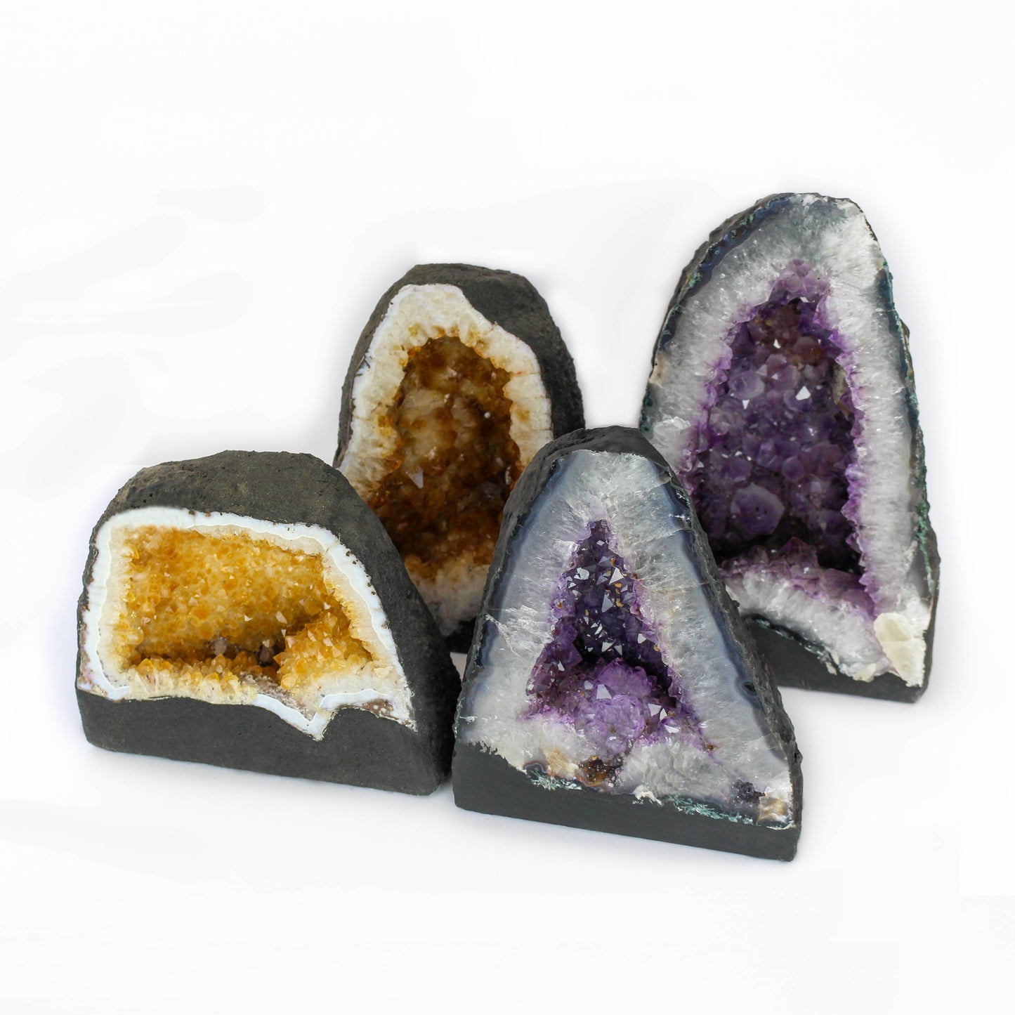 AMETHYST & CITRINE GEODES - C