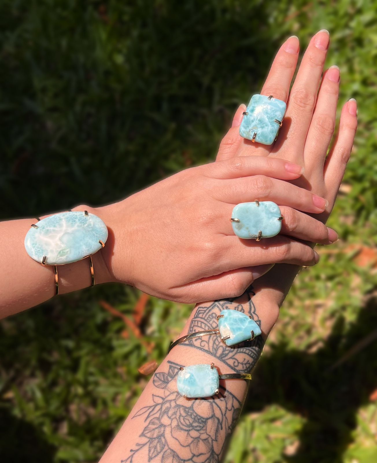 Larimar Jewelry Crystals