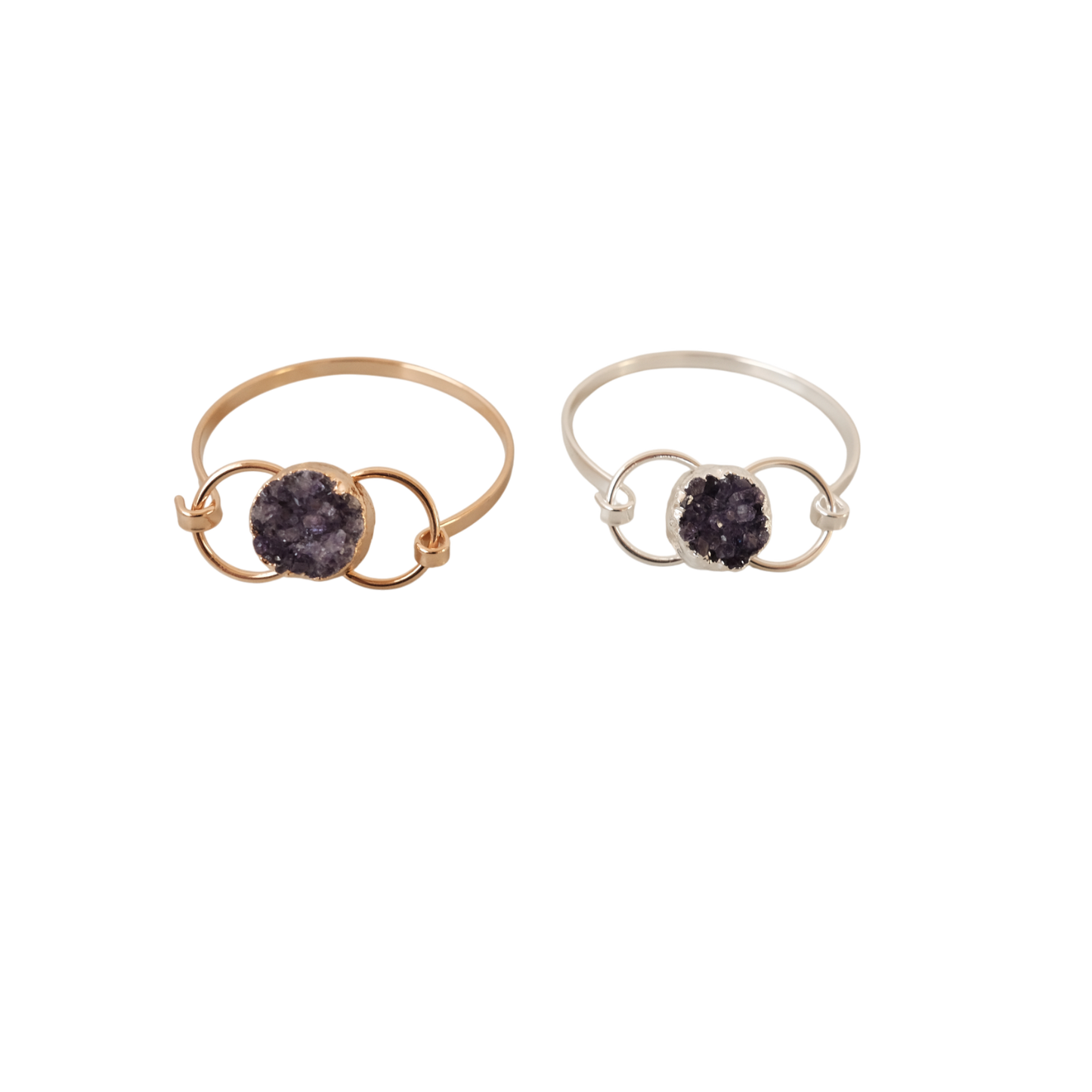 Circles WITH AMETHYST BRACELETS