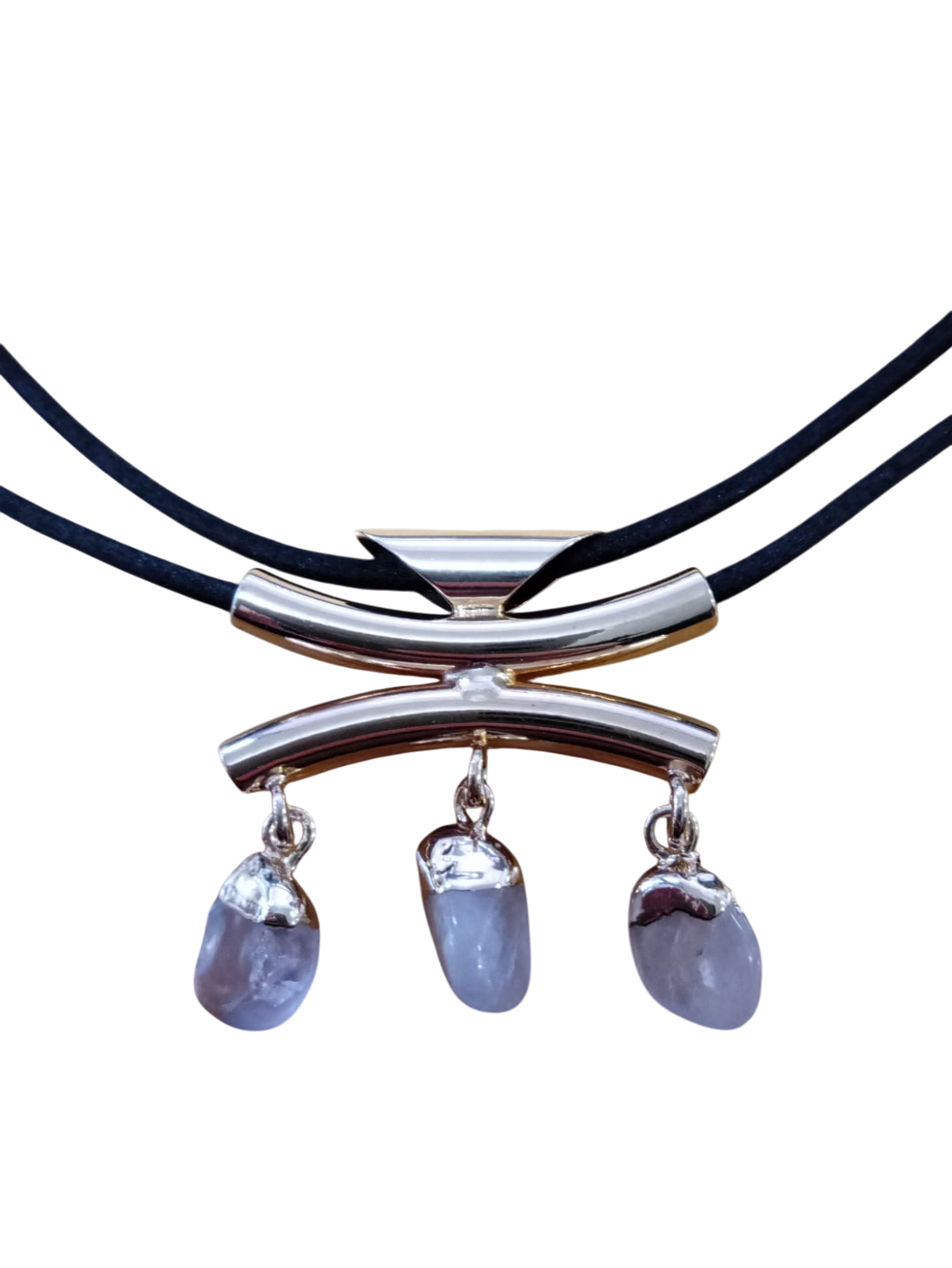 Triple tumbled rose quartz