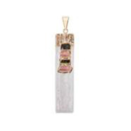 Selenite Bar Pendants - Nativa Gems