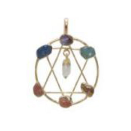 Chakra Stones with Point Catcher Pendants - Nativa Gems