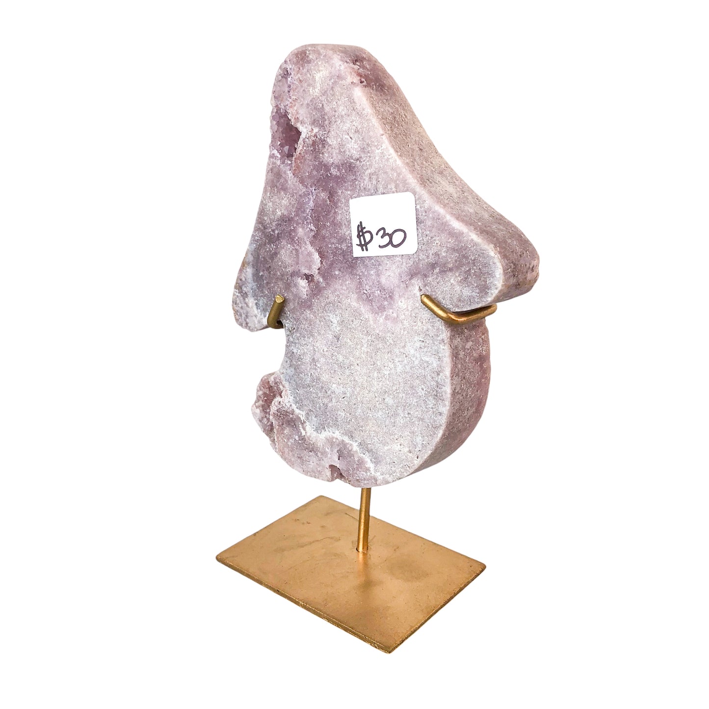 Pink Amethyst Ghost on Stand