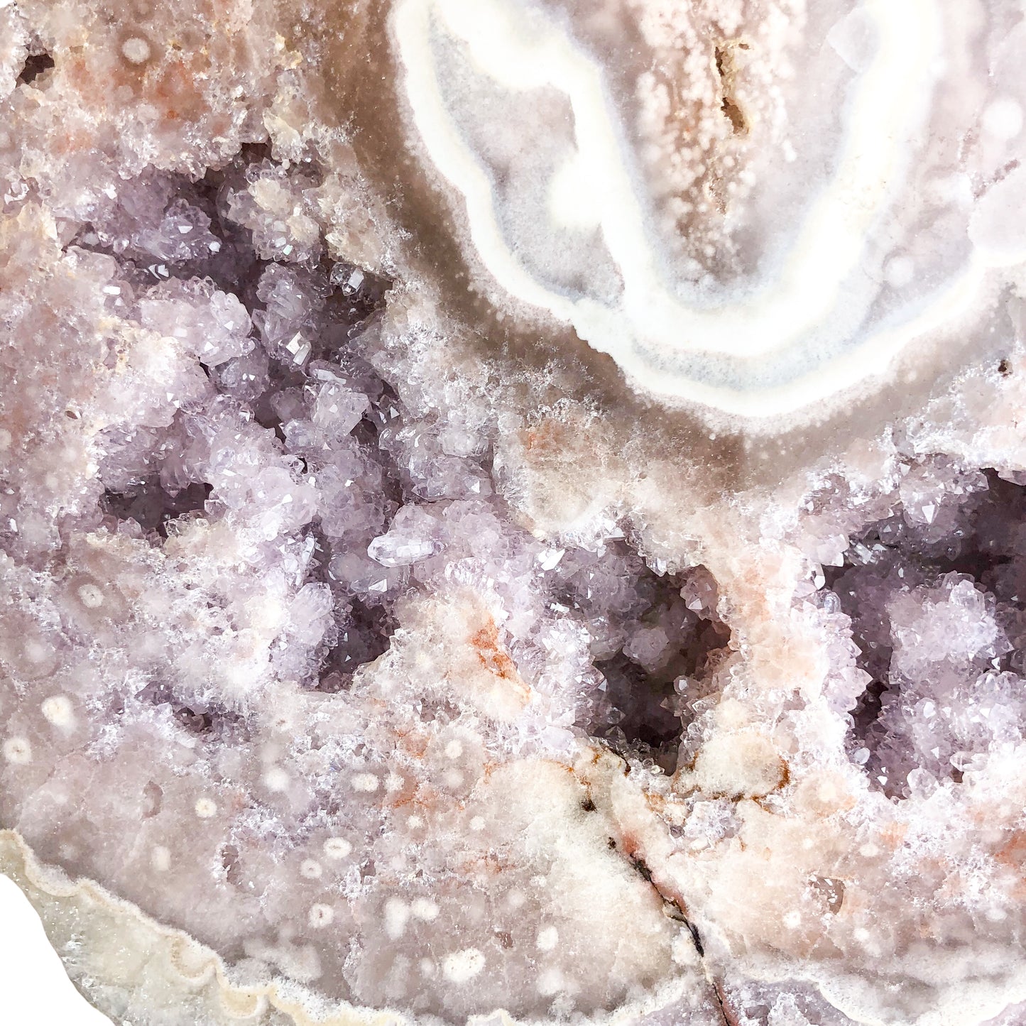 Pink Amethyst Slab on Stand