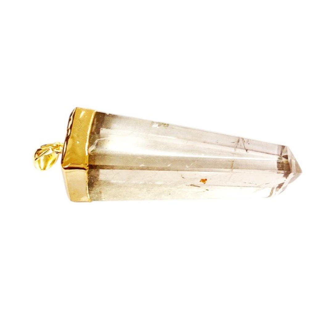 Polished Obelisk Point Pendants - Clear Quartz - Nativa Gems