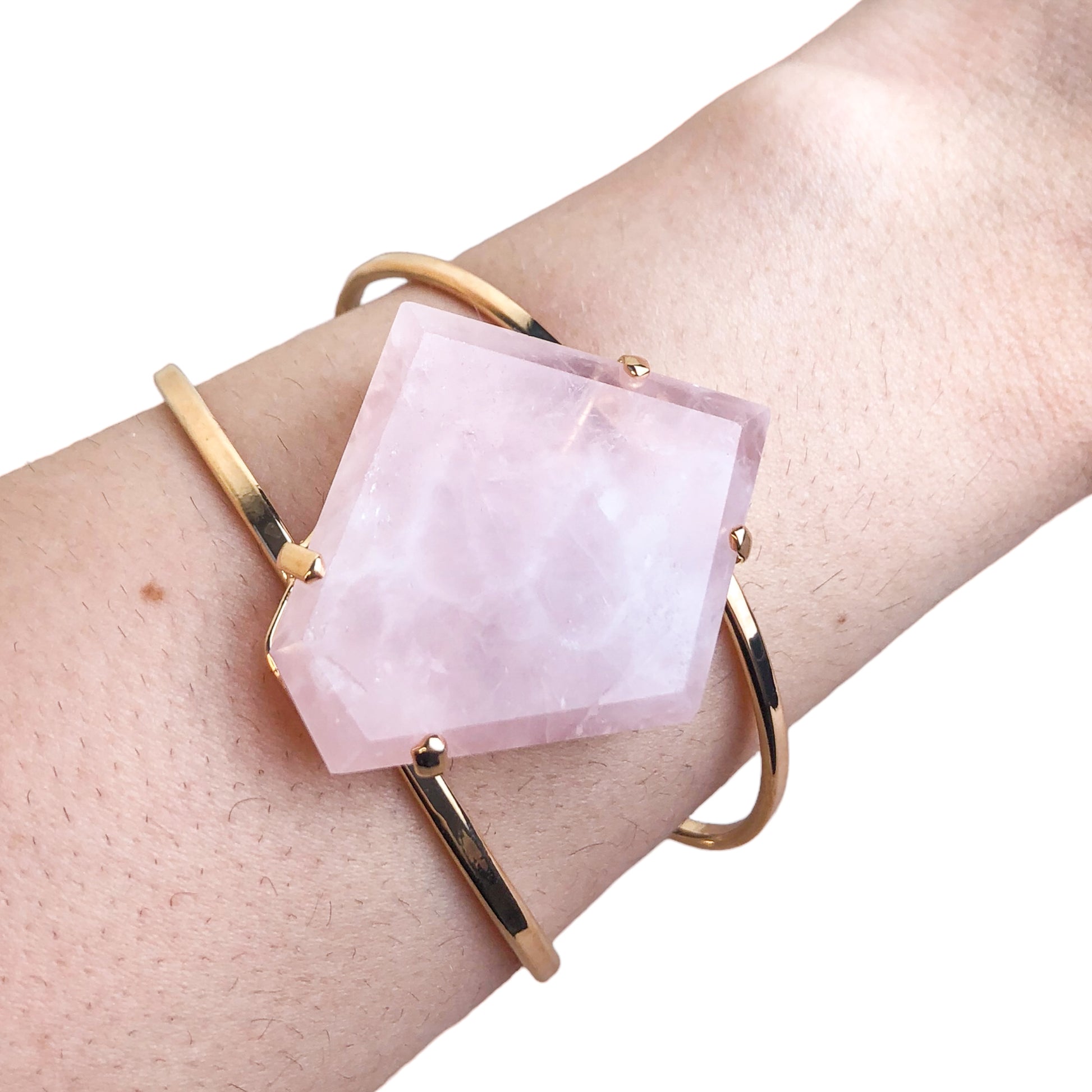 Rose Quartz Free Form Jewelry