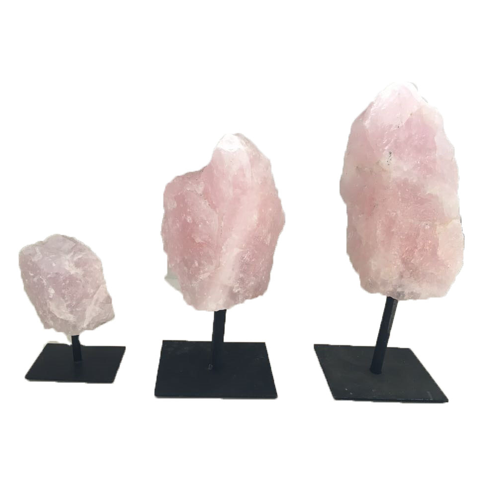 Rough Stones on Metal Stands - Nativa Gems