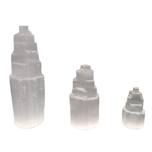 Selenite Tower - Nativa Gems