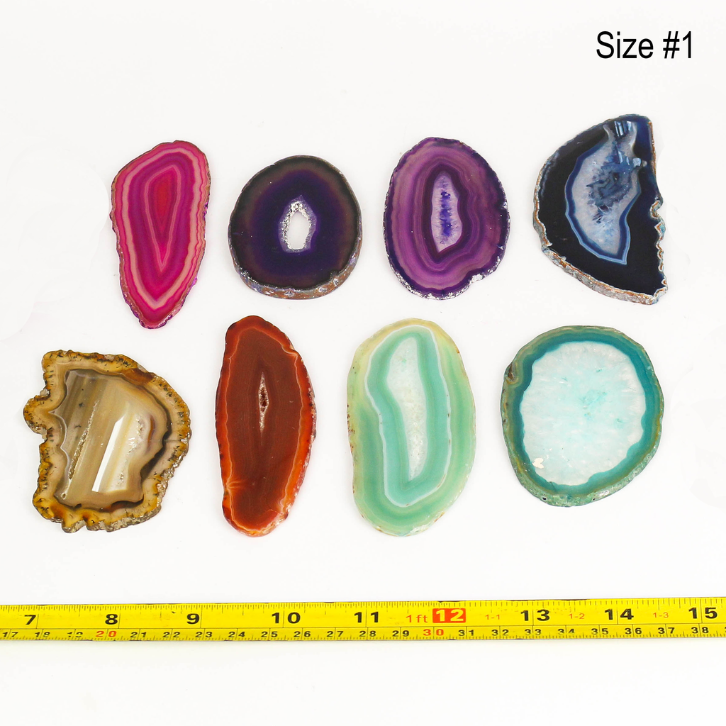 Small Agate Slices per Piece - quality B