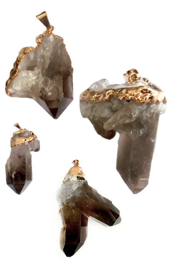 Smoky Quartz Pendants - Nativa Gems