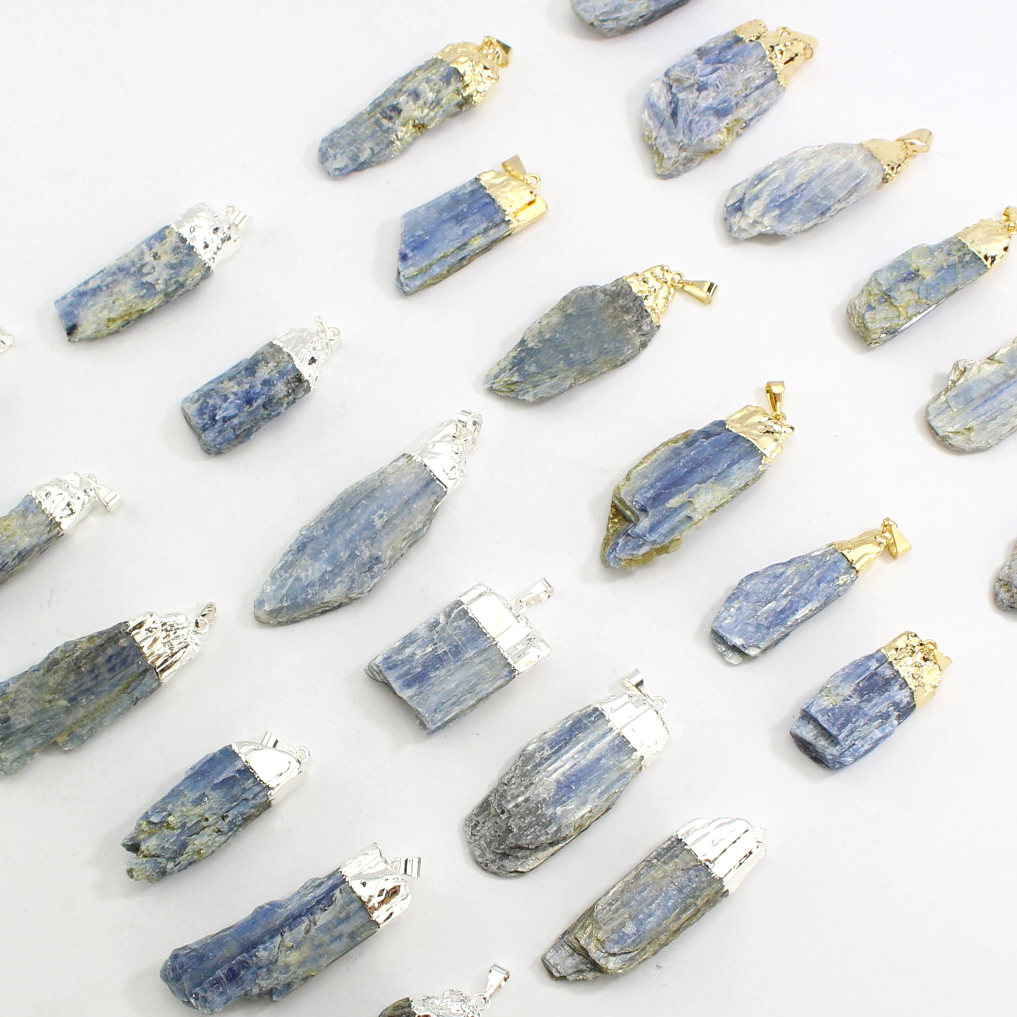 Top Plated Blue Kyanite Pendants - Nativa Gems