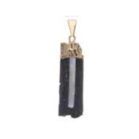 Tourmaline with Selenite Pendants - Nativa Gems