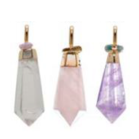 Top Tumbled Teardrop Points Pendants - Nativa Gems