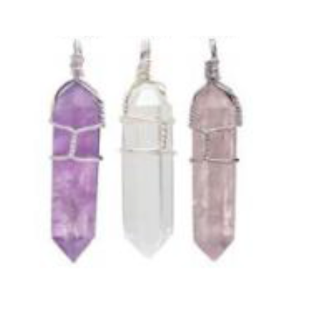 Wire Wrapped Top Pendants - Nativa Gems