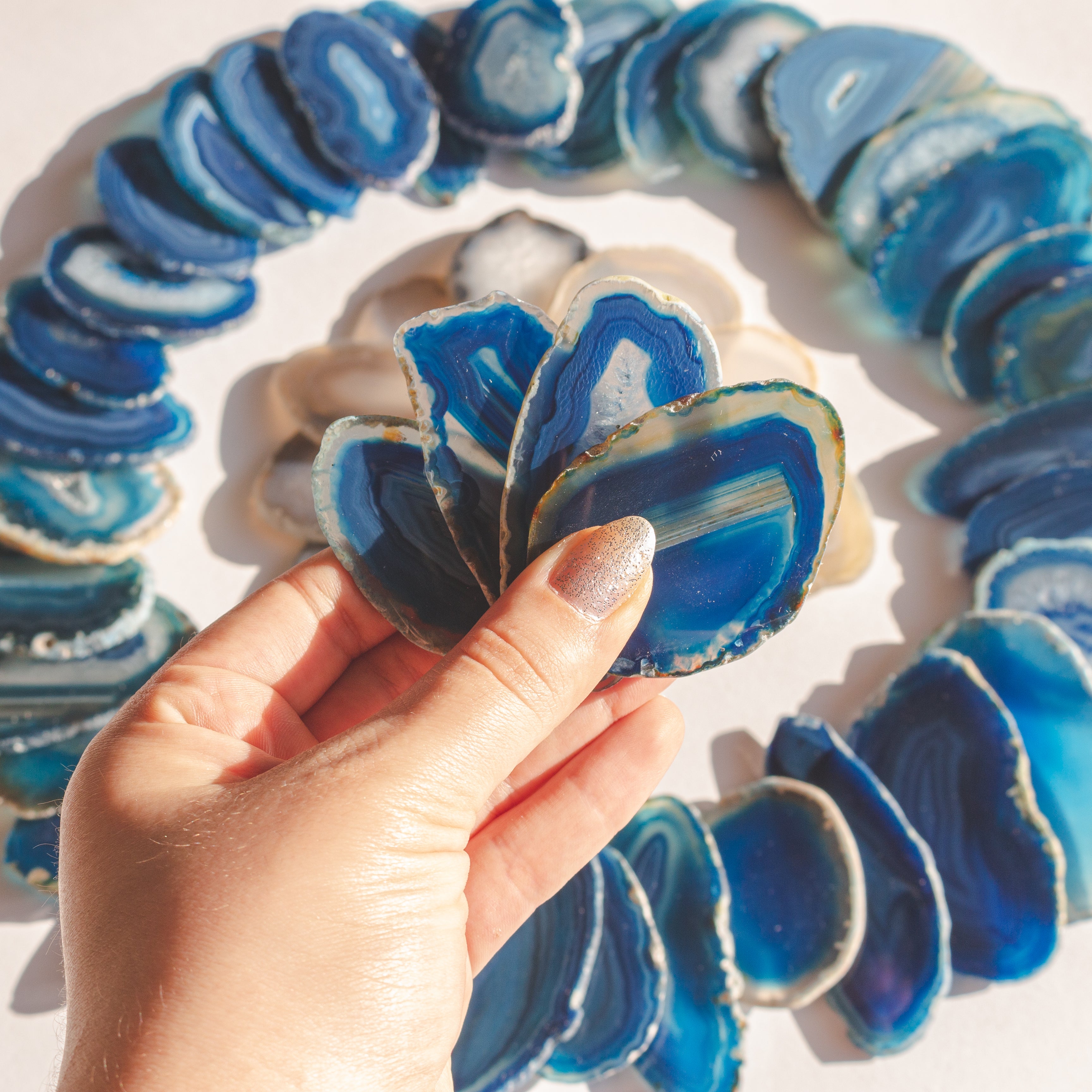 Blue Agate Slice
