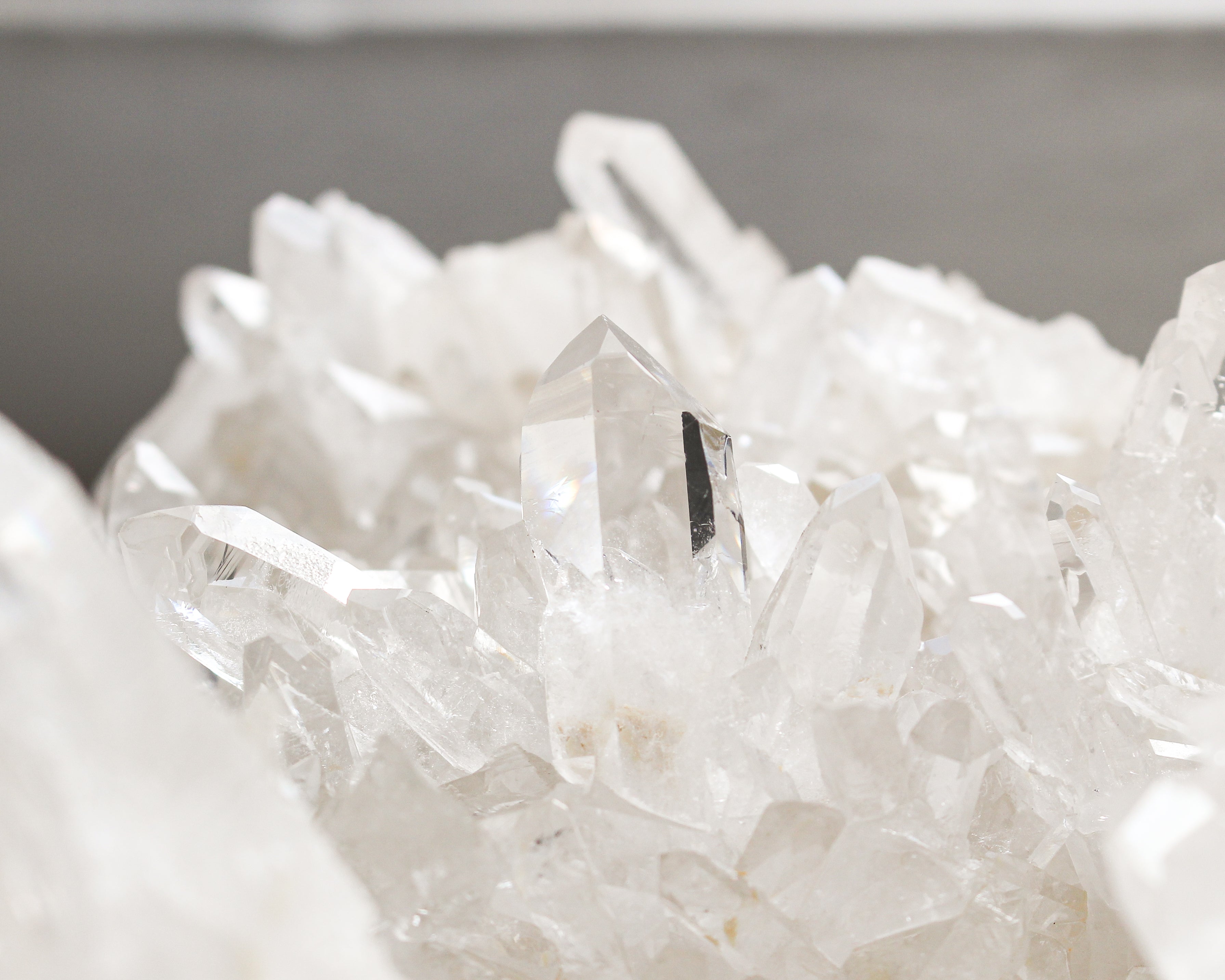 Clear Quartz Crystal Cluster
