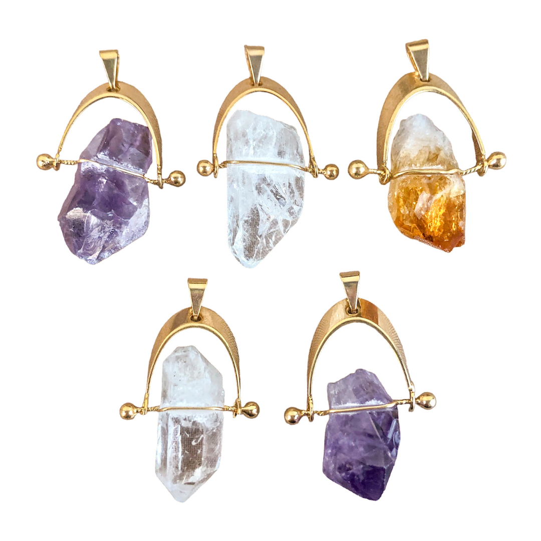 Dangle Stones with Archor Pendants