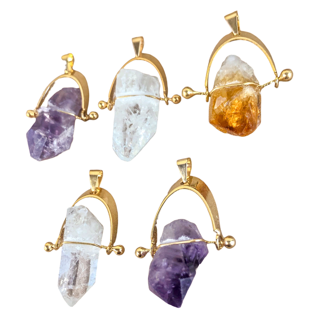 Dangle Stones With Archor Pendants