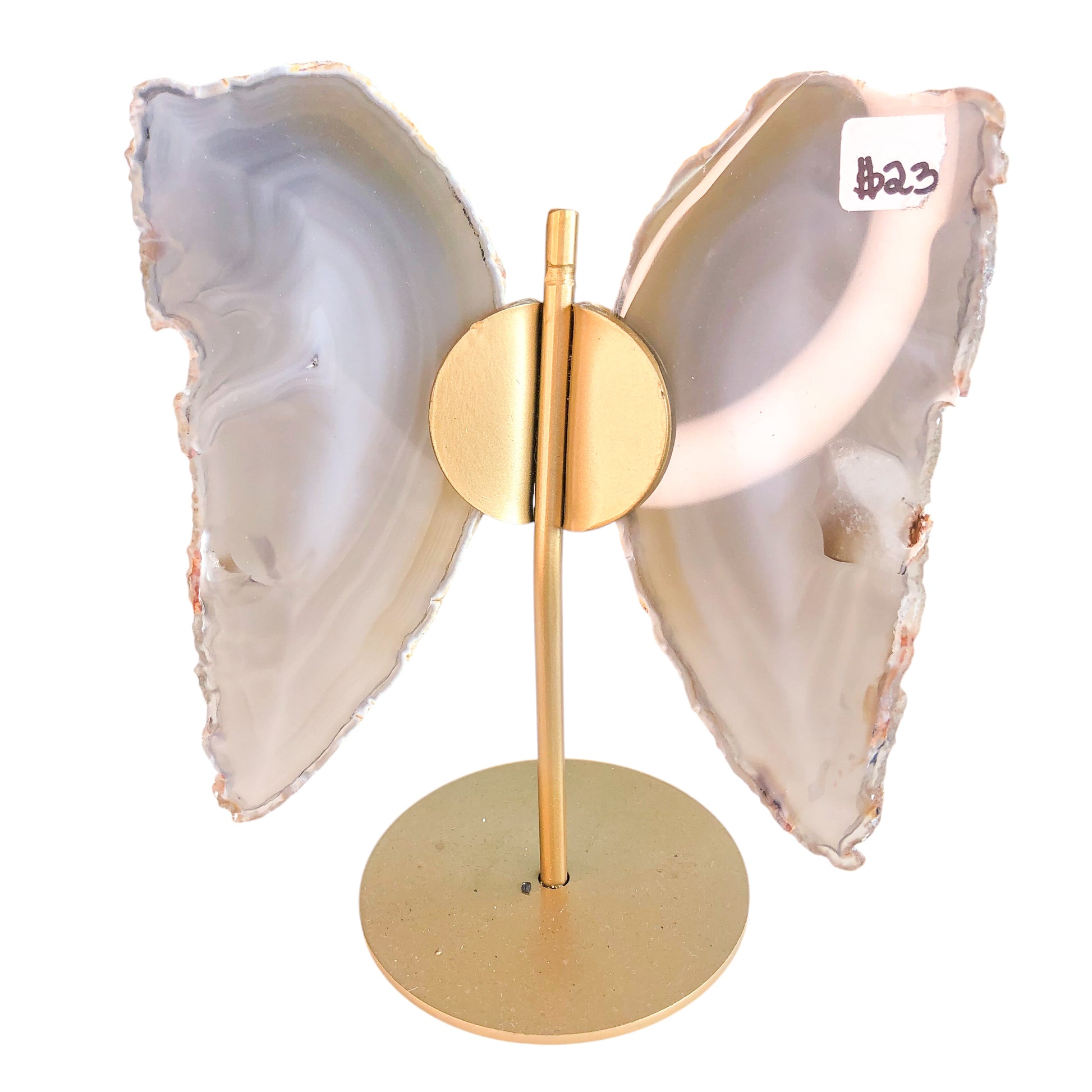 Agate Butterfly on Stand