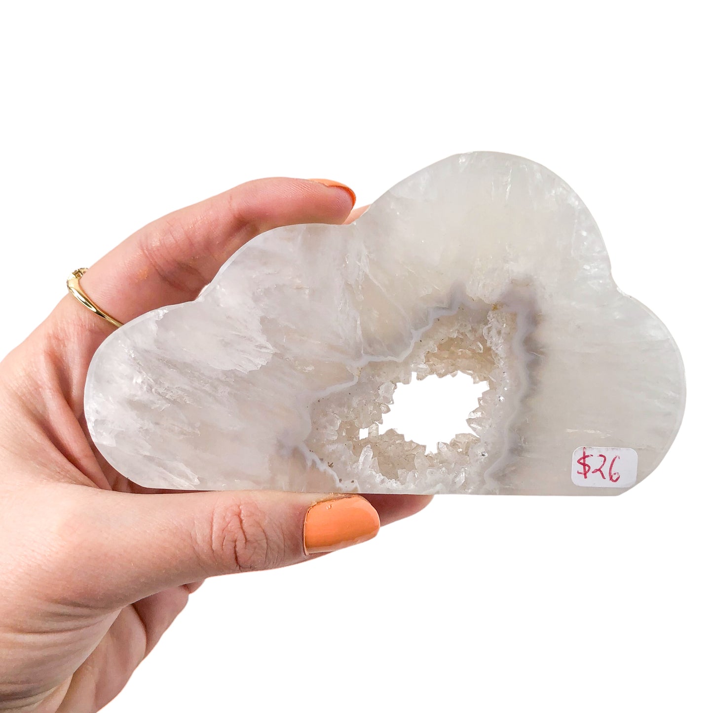 Agate Geode Druzy Cloud