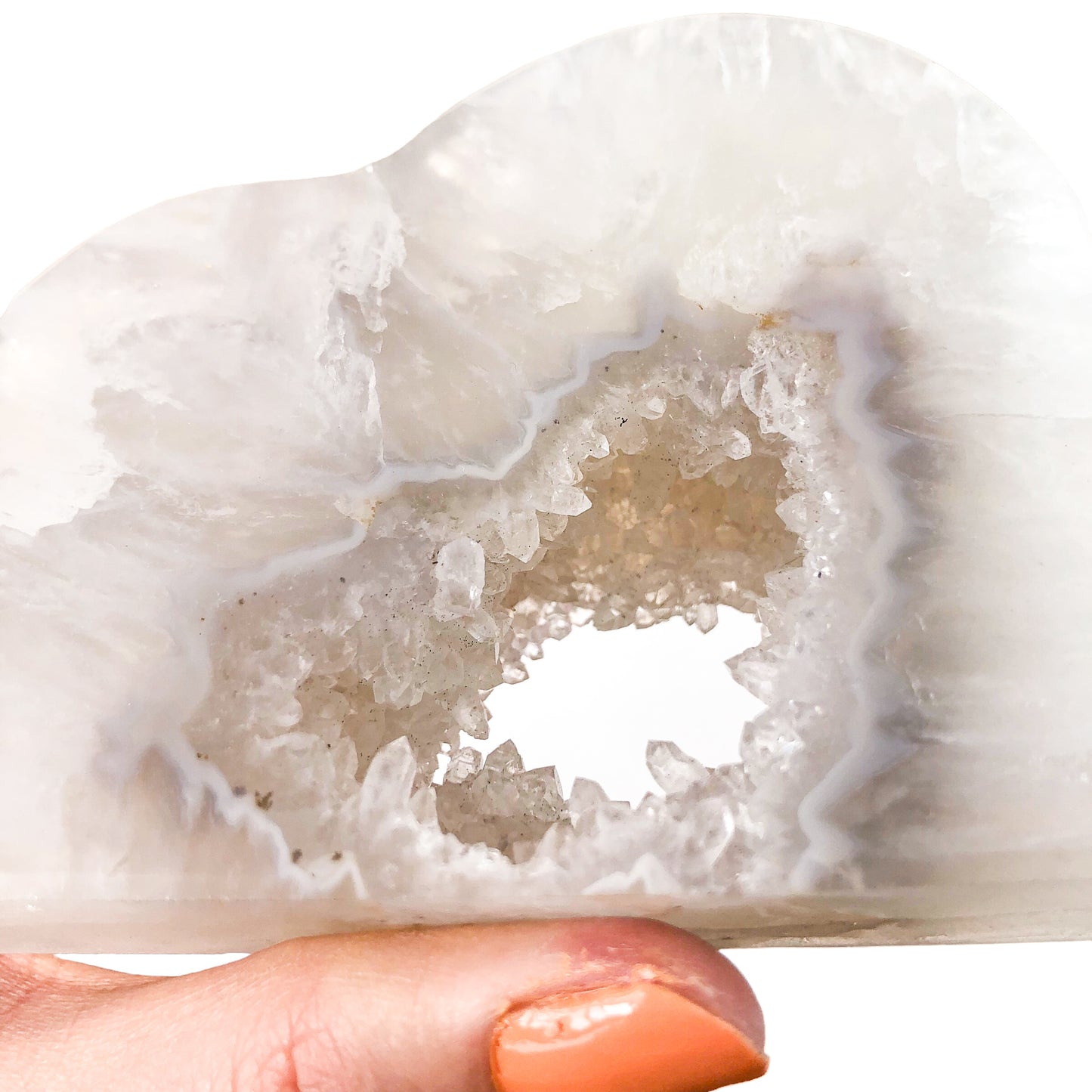 Agate Geode Druzy Cloud