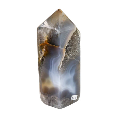 Agate Geode Druzy Tower