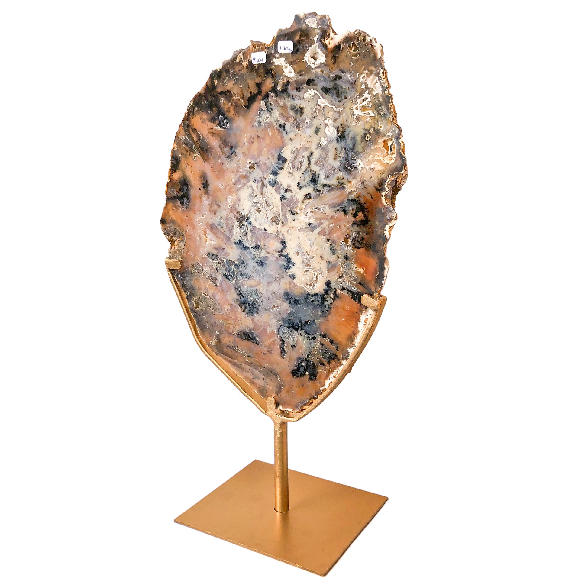 Agate Slice on Stand