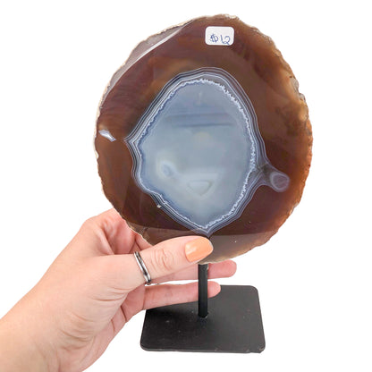 Agate Slice on Stand