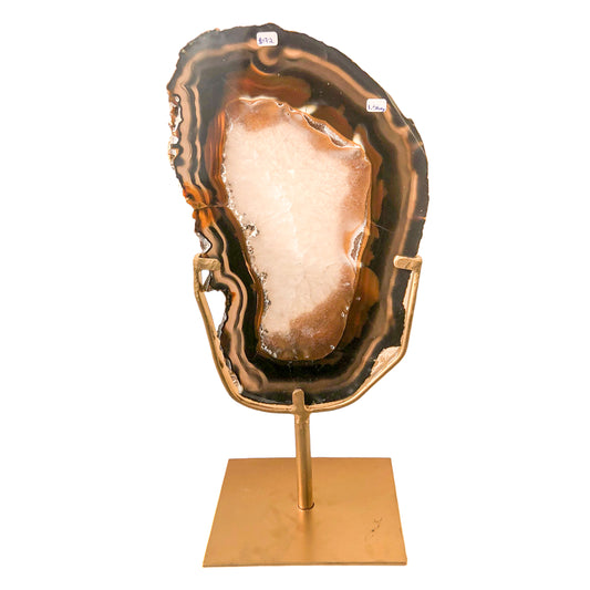 Agate Slice on Stand