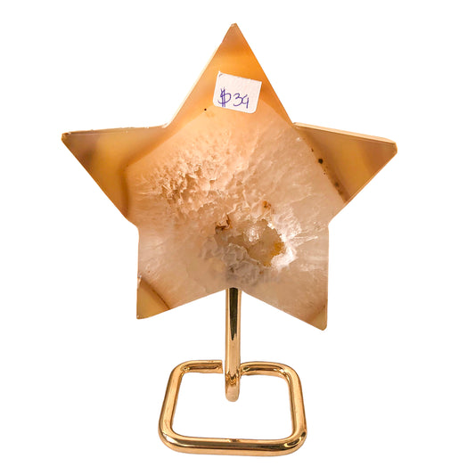 Agate Star on Stand