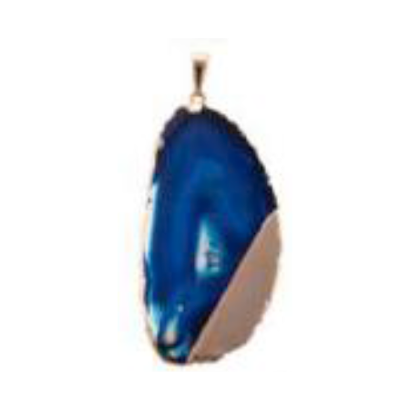 Agate Bottom Plated Pendants